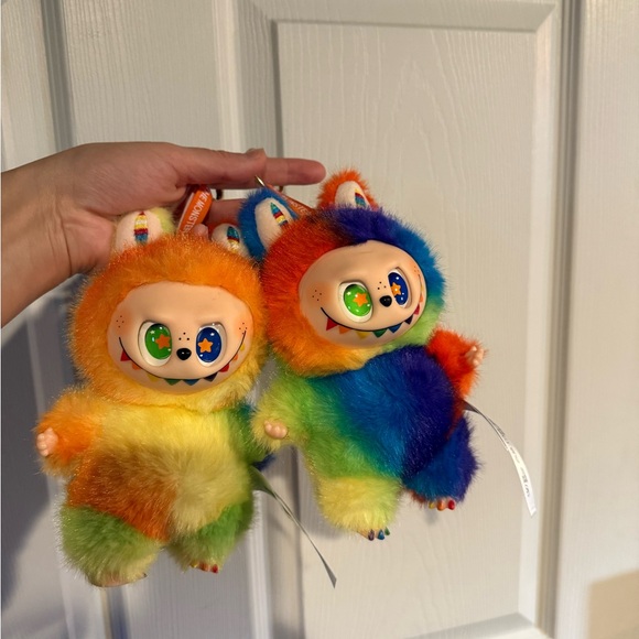 Rainbow Labubu Pendant Toy Charm - Picture 3 of 10